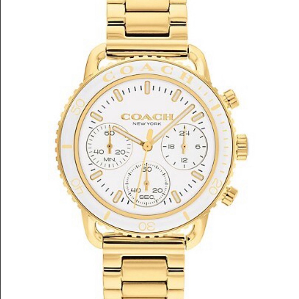 COACH
Cruiser Goldtone Bracelet Chronograph Watch
